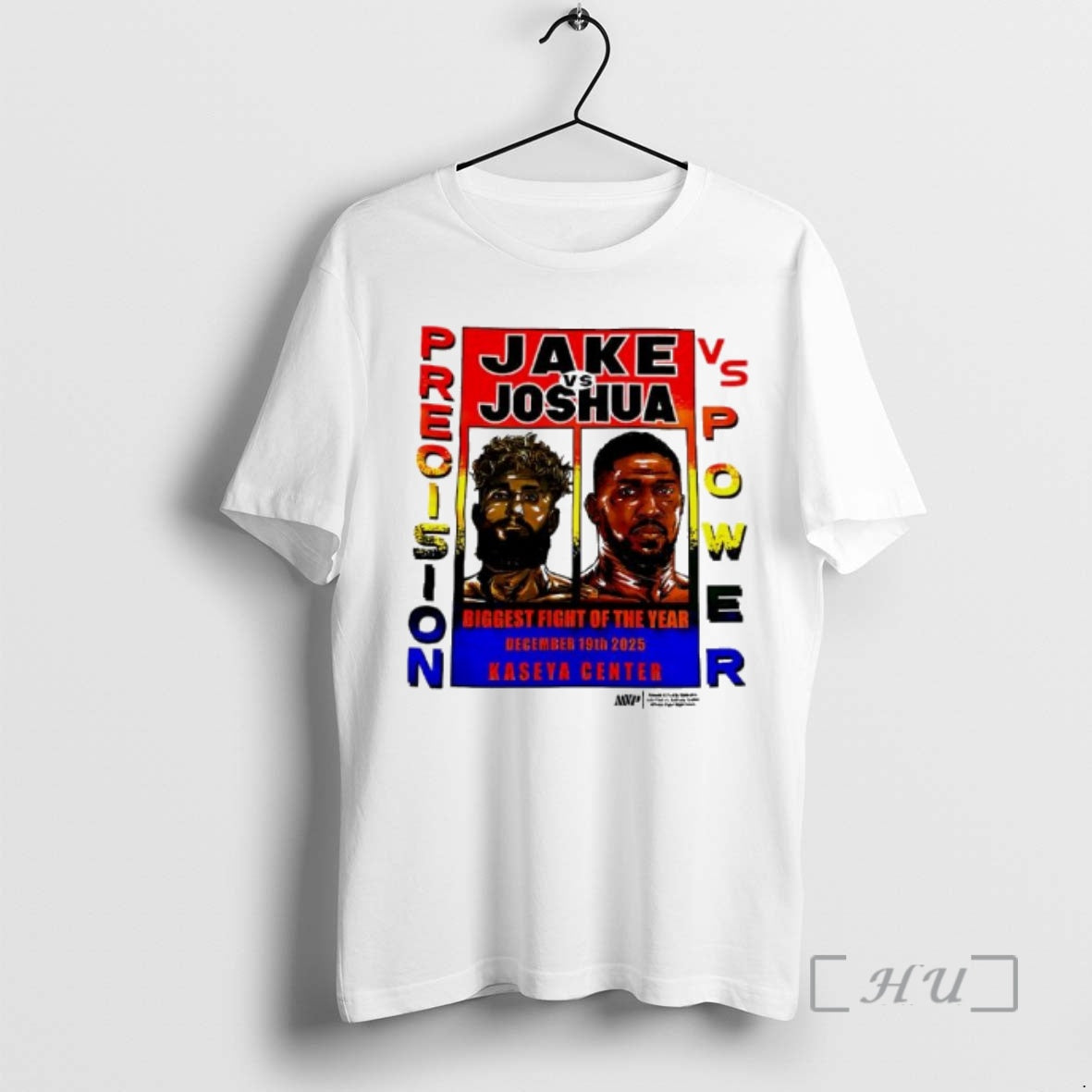 Officials Jake Vs Joshua Precision Vs Power Biggest Fight Of The Year Premium T Shirts Hoodie, Sweatshirt