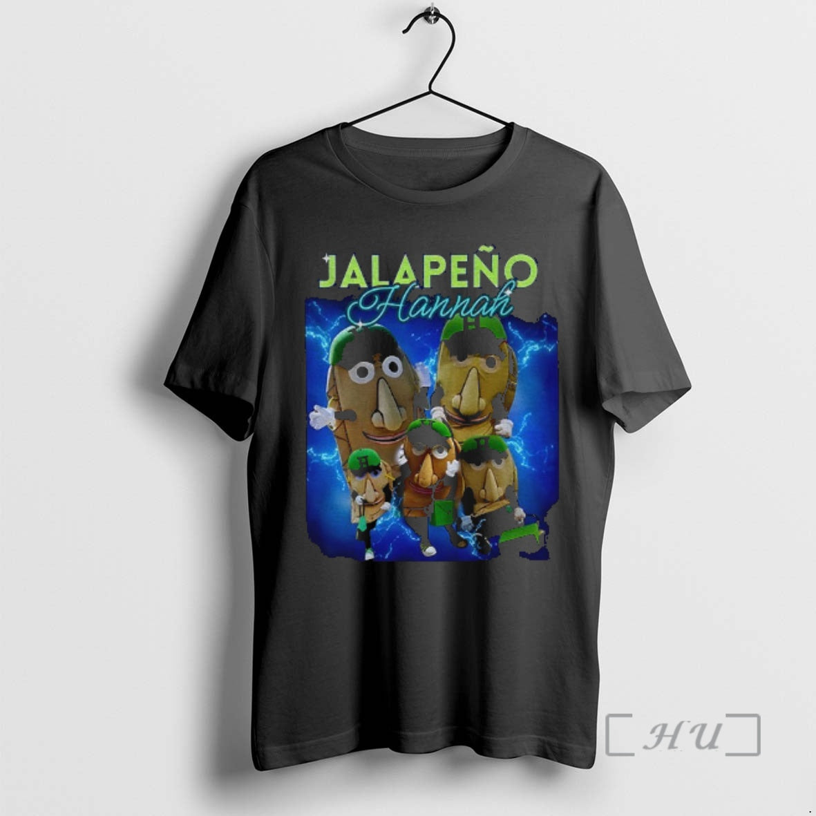 Officials Jalapeno Hannah Meme Lightning Graphic T-Shirts, Hoodie, Sweatshirt | AU18TeeNovaLab.com