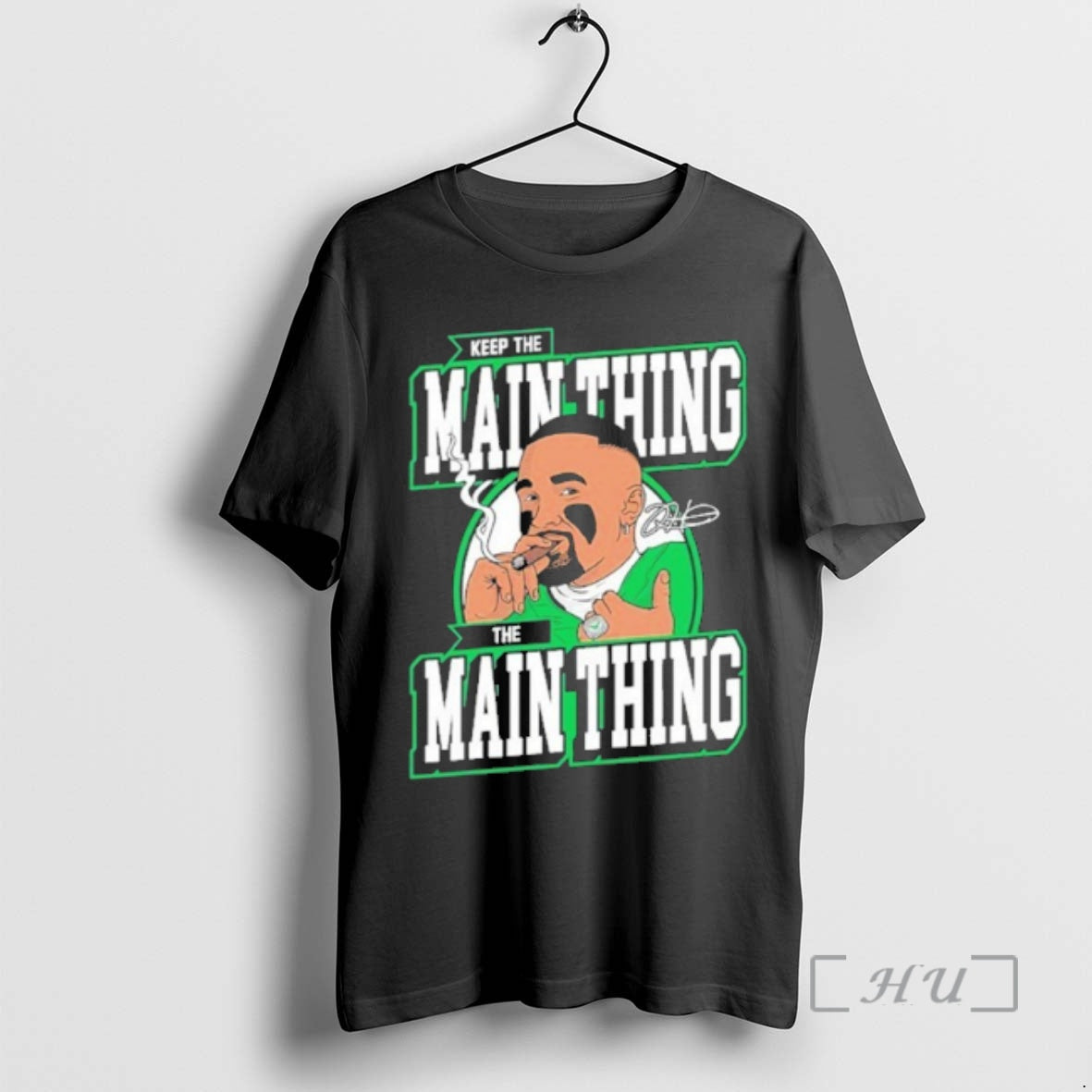 Officials Jalen Hurts Keep The Main Thing The Main Thing T-Shirts, Hoodie, Sweatshirt | AU18TeeNovaLab.com