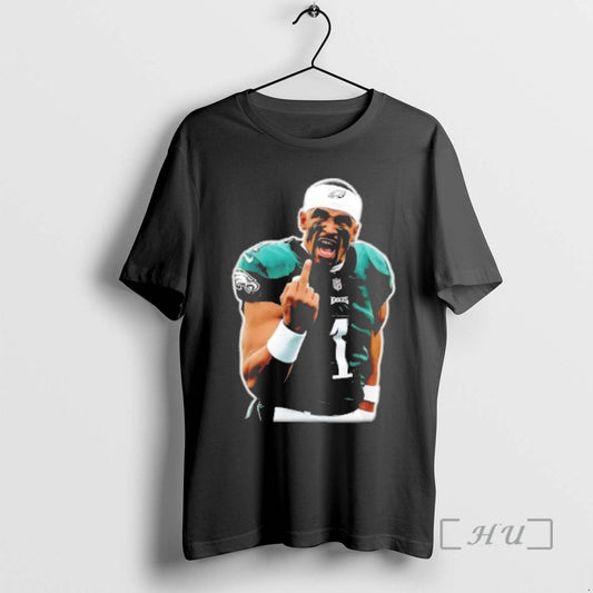 Officials Jalen Hurts Screaming Middle Finger T-Shirts, Hoodie, Sweatshirt | AU18TeeNovaLab.com