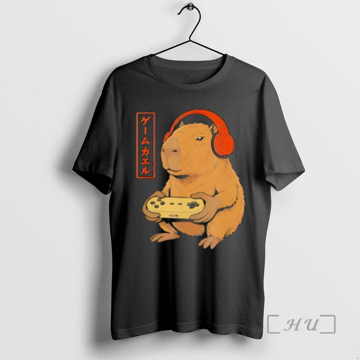Officials Japanese Gamer Capybara Art Gaming T-Shirts, Hoodie, Sweatshirt | AU18TeeNovaLab.com