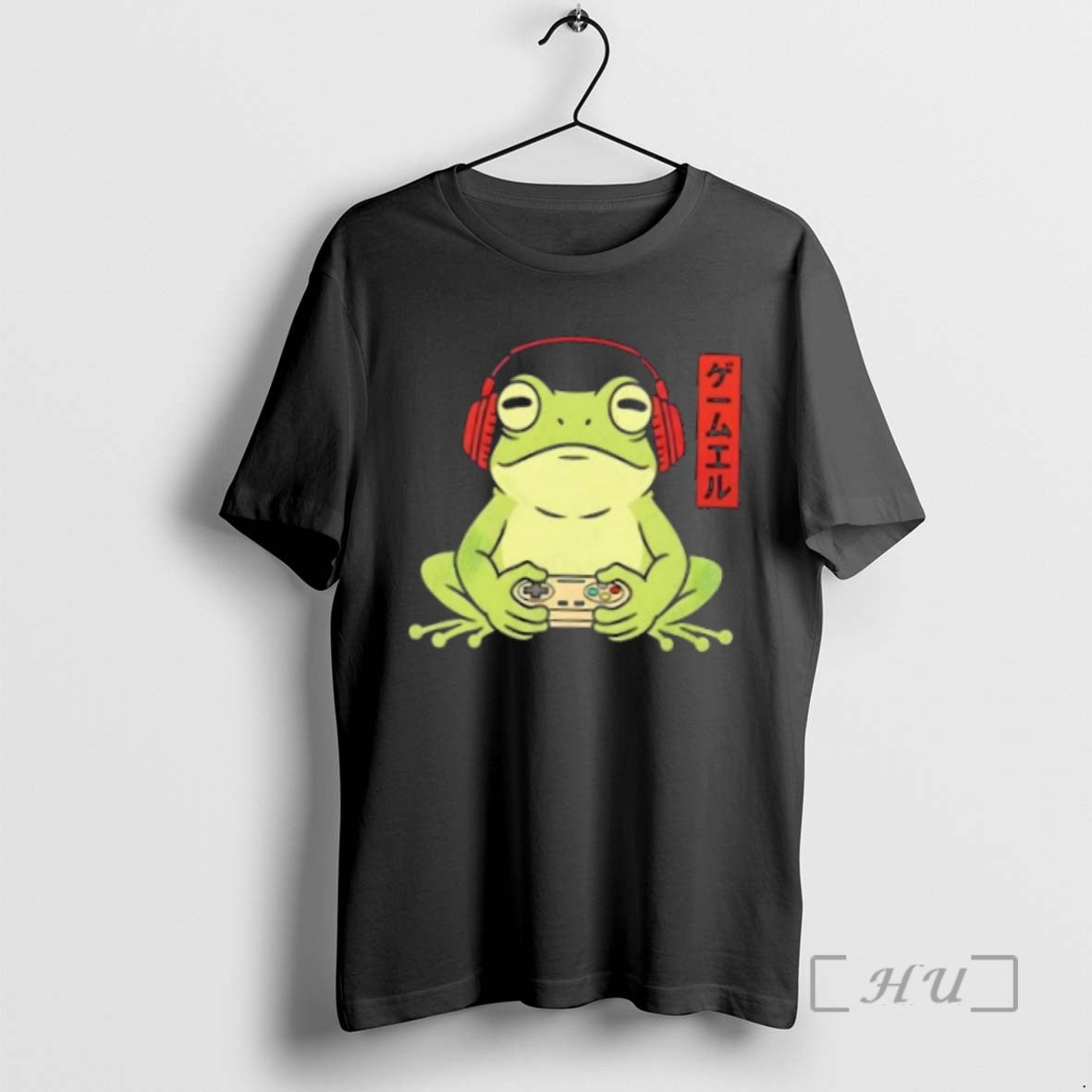 Officials Japanese Gamer Frog Art Funny Vintage Gaming T-Shirts, Hoodie, Sweatshirt | AU18TeeNovaLab.com