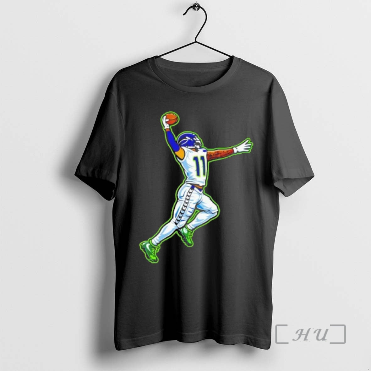 Officials Jaxon Smith Njigba Jump Catch Touchdown Celebration T-Shirts, Hoodie, Sweatshirt | AU18TeeNovaLab.com