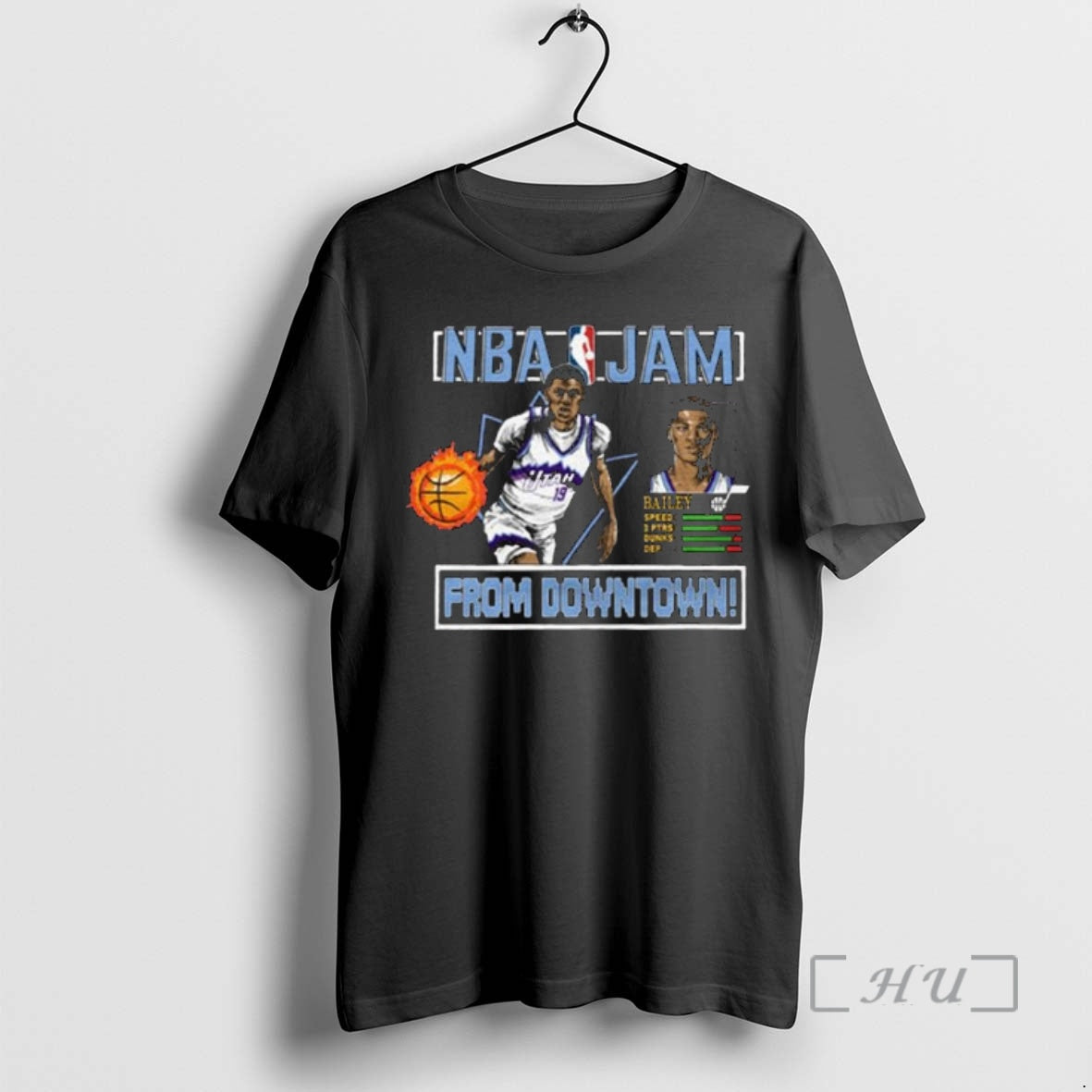 Officials Jazz Ace Bailey Nba Jam From Downtown T-Shirts, Hoodie, Sweatshirt | AU18TeeNovaLab.com