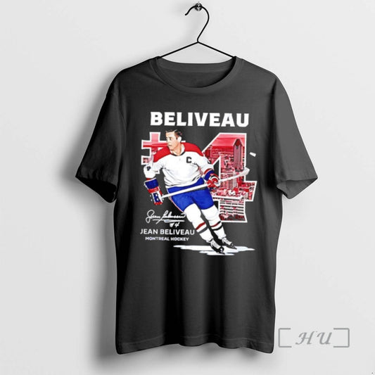 Officials Jean Beliveau Montreal Throwback Signature Hockey Player T-Shirts, Hoodie, Sweatshirt | AU18TeeNovaLab.com