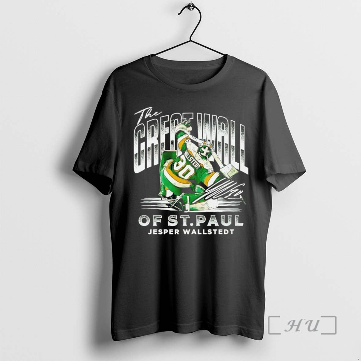 Officials Jesper Wallstedt Minnesota Wild The Great Wall Of St T-Shirts, Hoodie, Sweatshirt | AU18TeeNovaLab.com