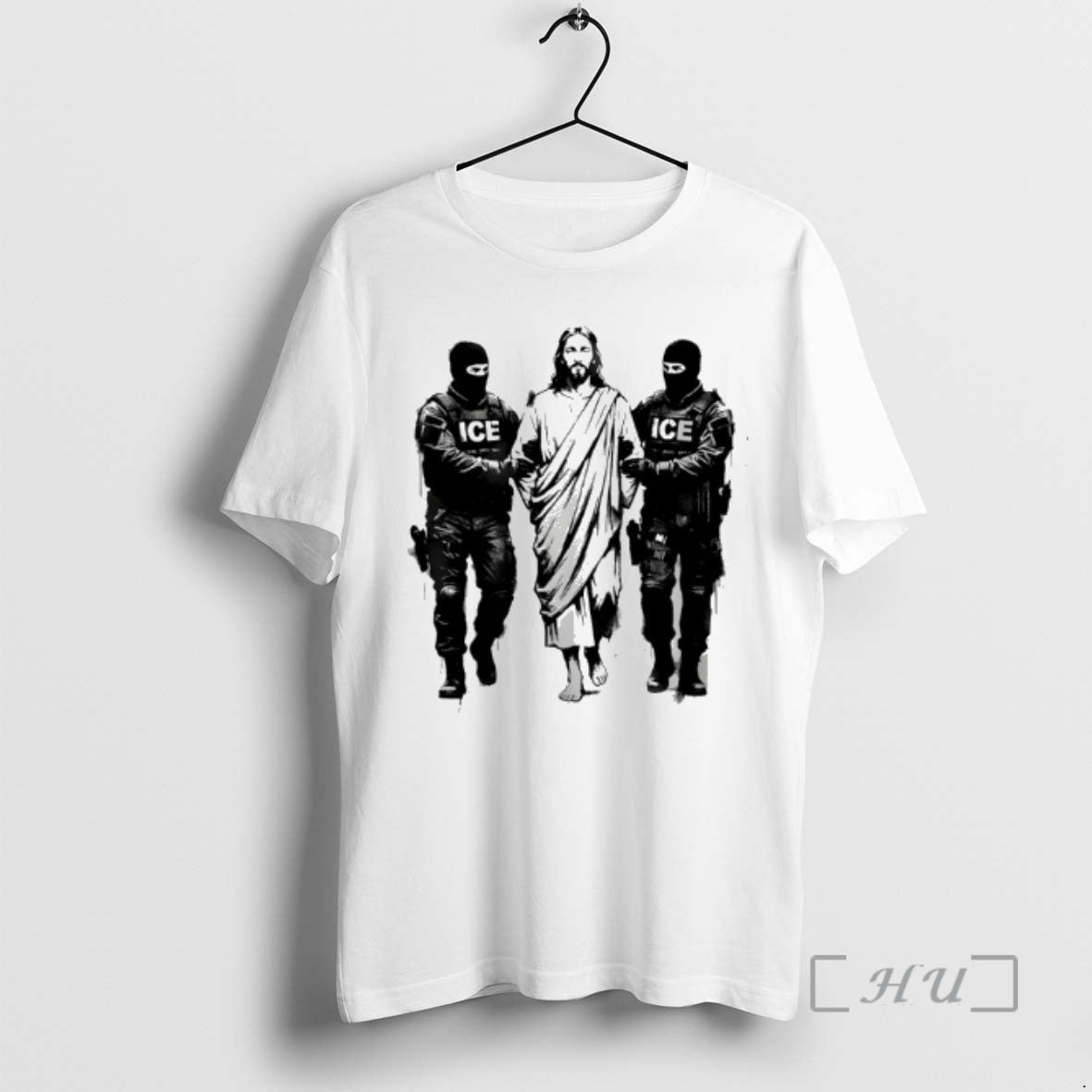 Officials Jesus Arrested Parody Anti Ice Sarcastic T-Shirts, Hoodie, Sweatshirt | AU18TeeNovaLab.com