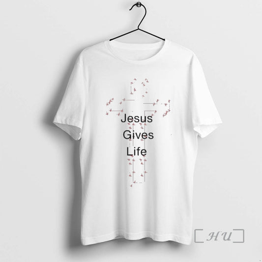 Officials Jesus Gives Life Simple T-Shirts, Hoodie, Sweatshirt | AU18TeeNovaLab.com