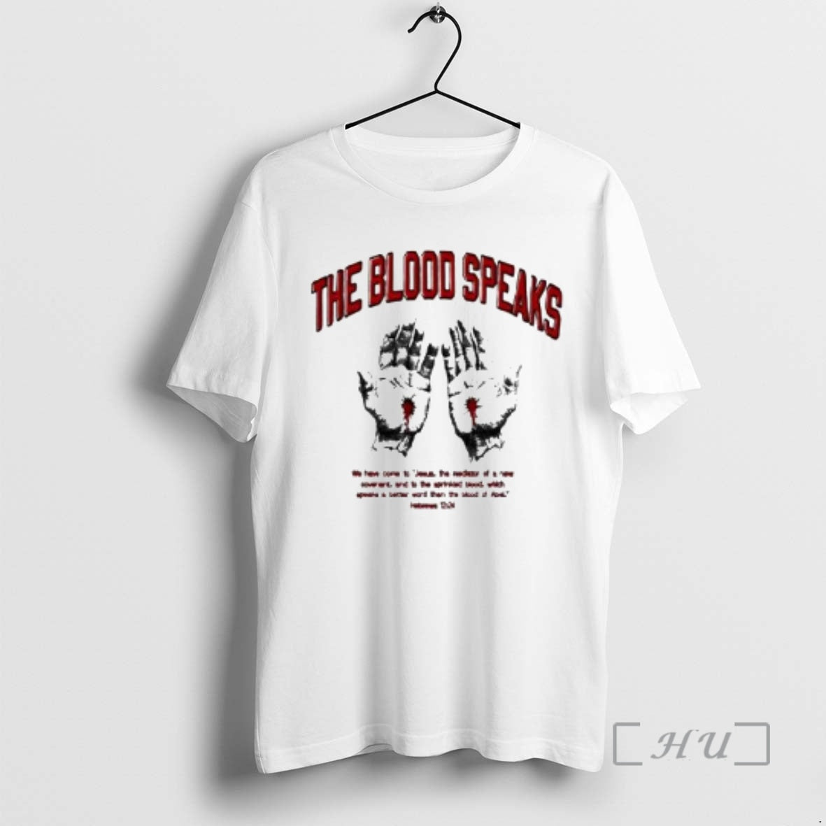 Officials Jesus Image The Blood Speaks Circle White T-Shirts, Hoodie, Sweatshirt | AU18TeeNovaLab.com