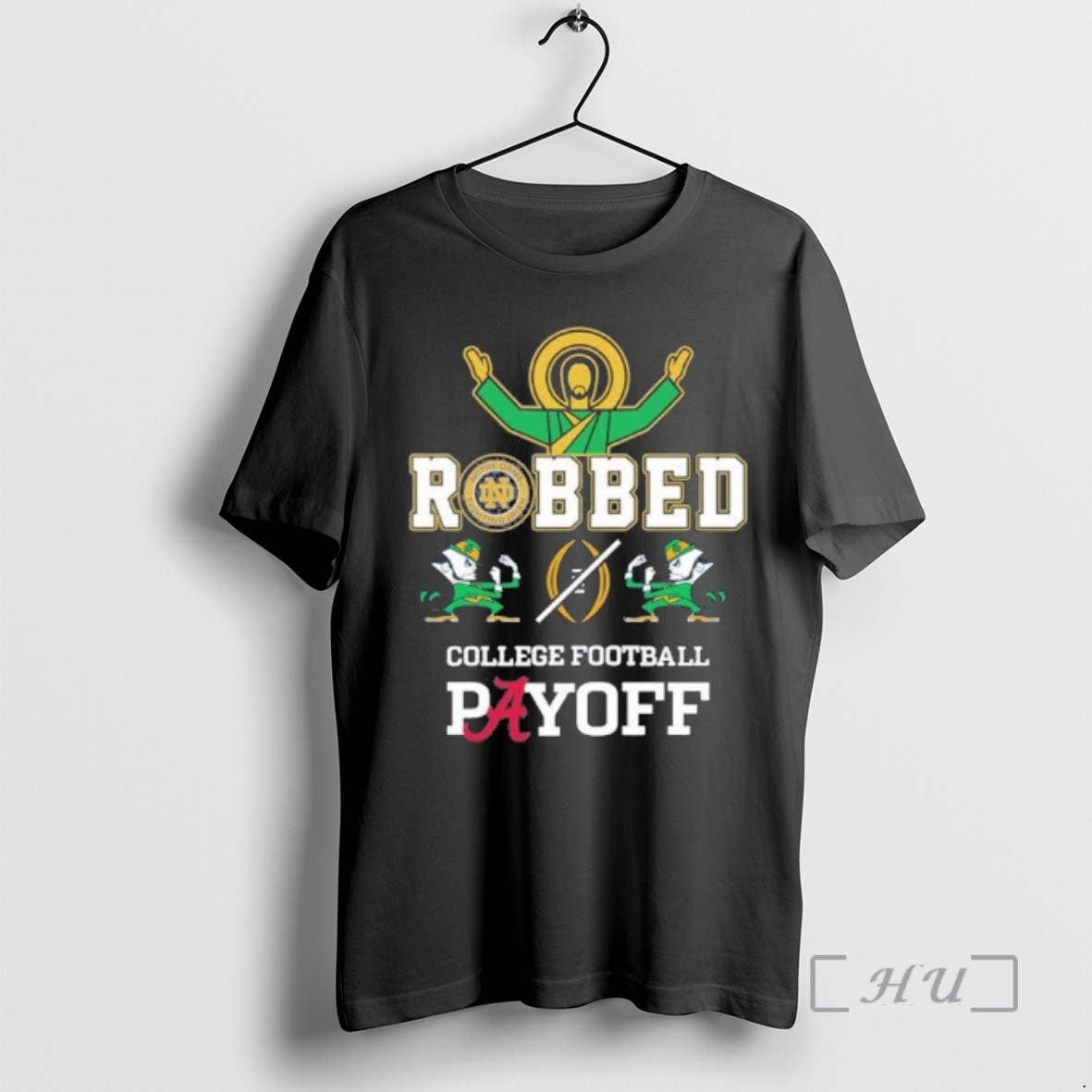 Officials Jesus Irish Robbed Playoff Cfp T-Shirts, Hoodie, Sweatshirt | AU18TeeNovaLab.com