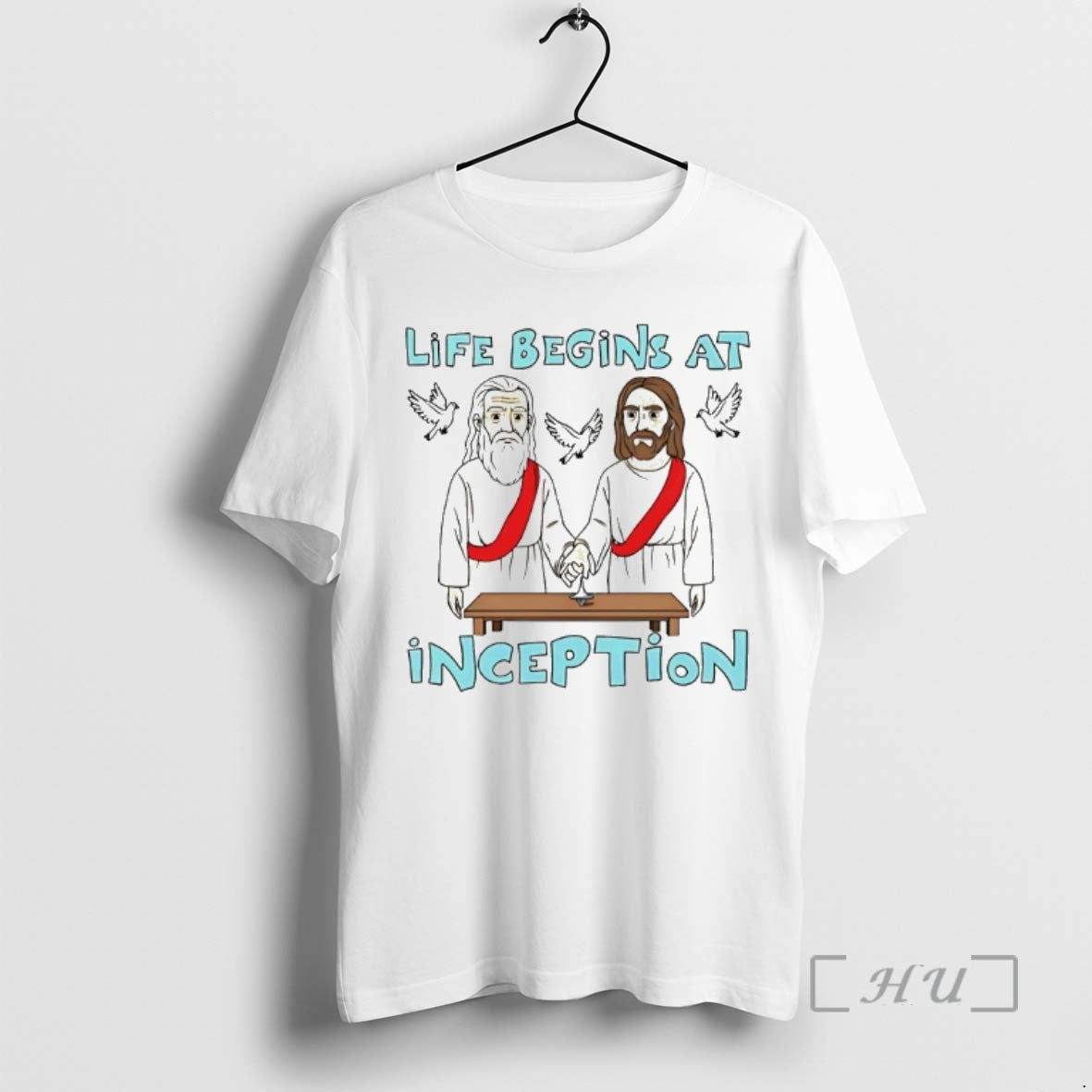 Officials Jesus Life Begins At Conception T-Shirts, Hoodie, Sweatshirt | AU18TeeNovaLab.com