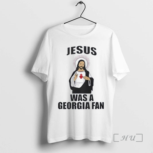Officials Jesus And Blazing Heart Was A Georgia Fan T-Shirts, Hoodie, Sweatshirt | AU18TeeNovaLab.com