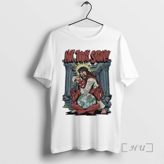 Officials Jesus Strangling Devil Santa Not Today Satan T-Shirts, Hoodie, Sweatshirt | AU18TeeNovaLab.com