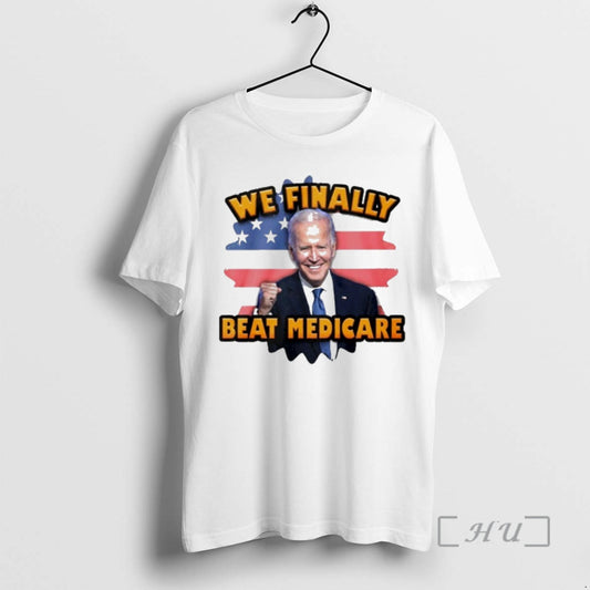 Officials Joe Biden We Finally Beat Medicare Usa Flag T-Shirts, Hoodie, Sweatshirt | AU18TeeNovaLab.com