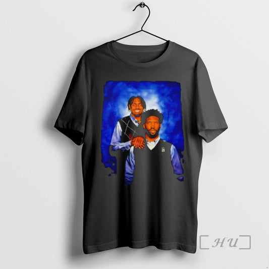 Officials Joel Embiid And Tyrese Maxey Brothers 76ers Graphic T-Shirts, Hoodie, Sweatshirt | AU18TeeNovaLab.com