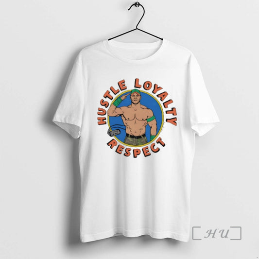 Officials John Cena Hustle Loyalty Respect Caricature T-Shirts, Hoodie, Sweatshirt | AU18TeeNovaLab.com