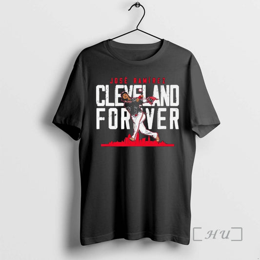 Officials Jose Ramirez Cleveland Forever Cleveland Guardians Baseball Skyline T-Shirts, Hoodie, Sweatshirt