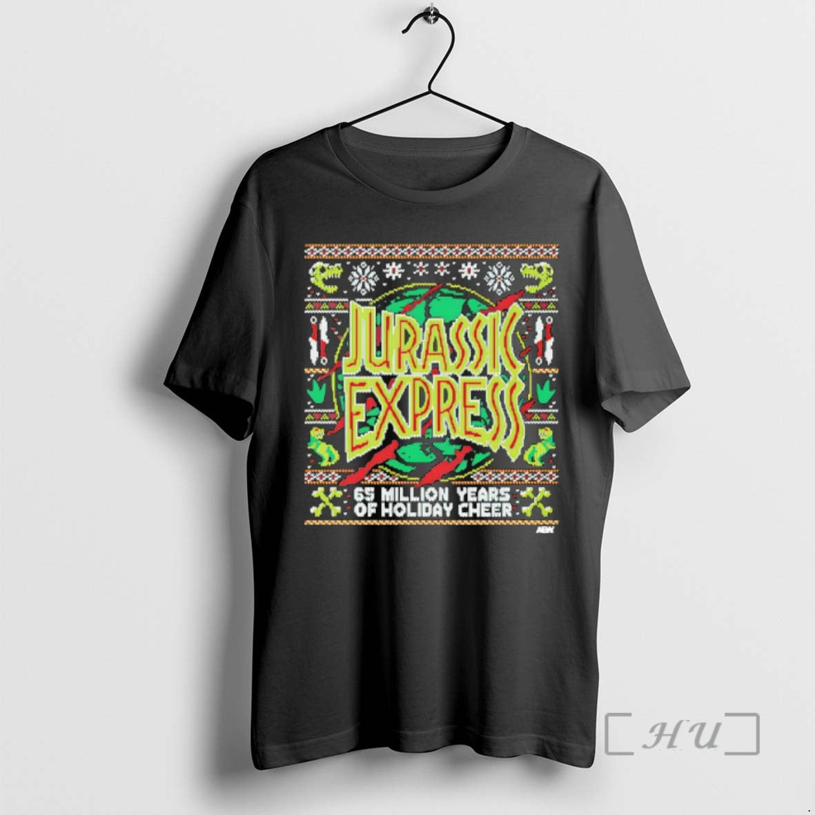Officials Jurassic Express 65 Million Years Of Holiday Cheer Christmas T-Shirts, Hoodie, Sweatshirt | AU18TeeNovaLab.com