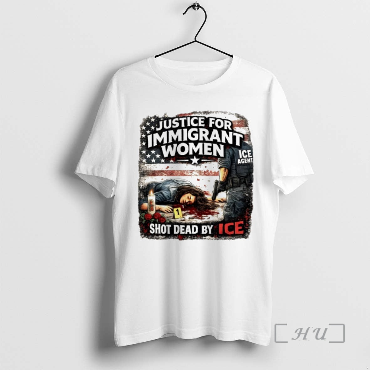 Officials Justice For Immigrant Women Shot Dead By Ice T-Shirts, Hoodie, Sweatshirt | AU18TeeNovaLab.com