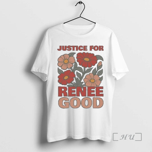 Officials Justice For Renee Nicole Good Retro Flower T-Shirts, Hoodie, Sweatshirt | AU18TeeNovaLab.com