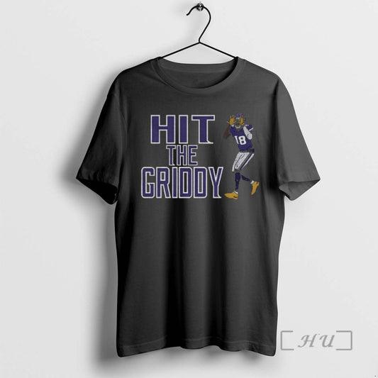 Officials Justin Jefferson Minnesota Vikings Hit The Griddy Football T-Shirts, Hoodie, Sweatshirt | AU18TeeNovaLab.com