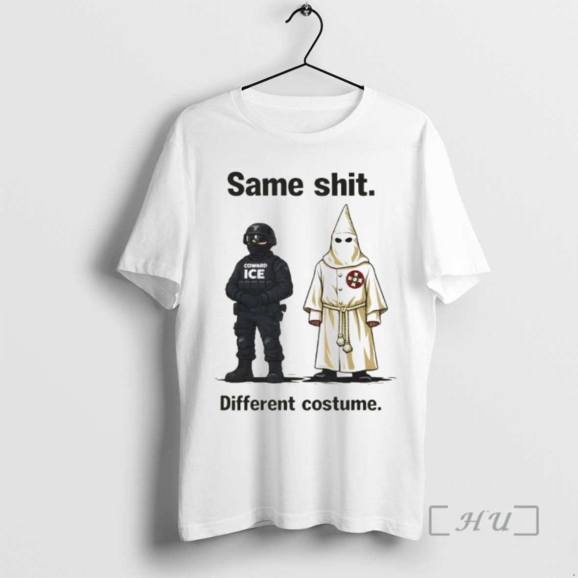 Officials Kkk Same Shit Different Costume Anti Fascist Abolish Ice T-Shirts, Hoodie, Sweatshirt | AU18TeeNovaLab.com