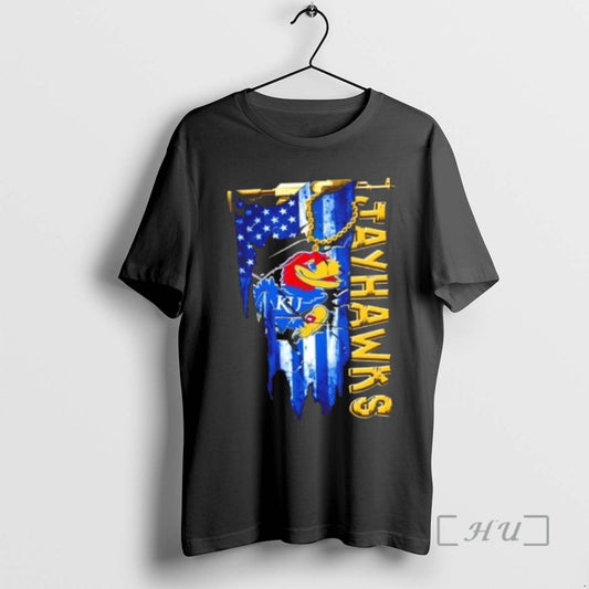 Officials Kansas Jayhawks Football Battle Shattered Usa Flag Rip Design T-Shirts, Hoodie, Sweatshirt | AU18TeeNovaLab.com