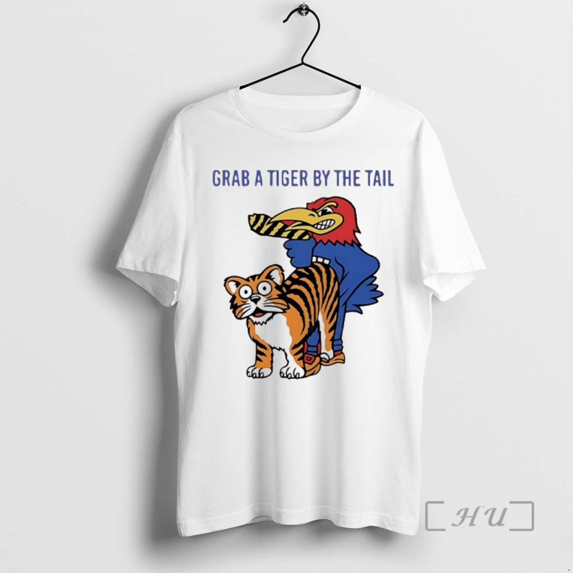 Officials Kansas Jayhawks Vs Missouri Tigers Grab A Tiger By The Tail Premium T Shirts Hoodie, Sweatshirt
