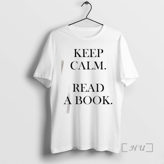 Officials Keep Calm Read A Book Text Simple T-Shirts, Hoodie, Sweatshirt | AU18TeeNovaLab.com