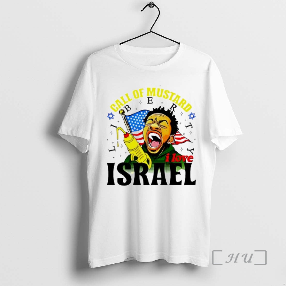 Officials Kendrick Call Of Mustard I Love Israel Graphic T-Shirts, Hoodie, Sweatshirt | AU18TeeNovaLab.com