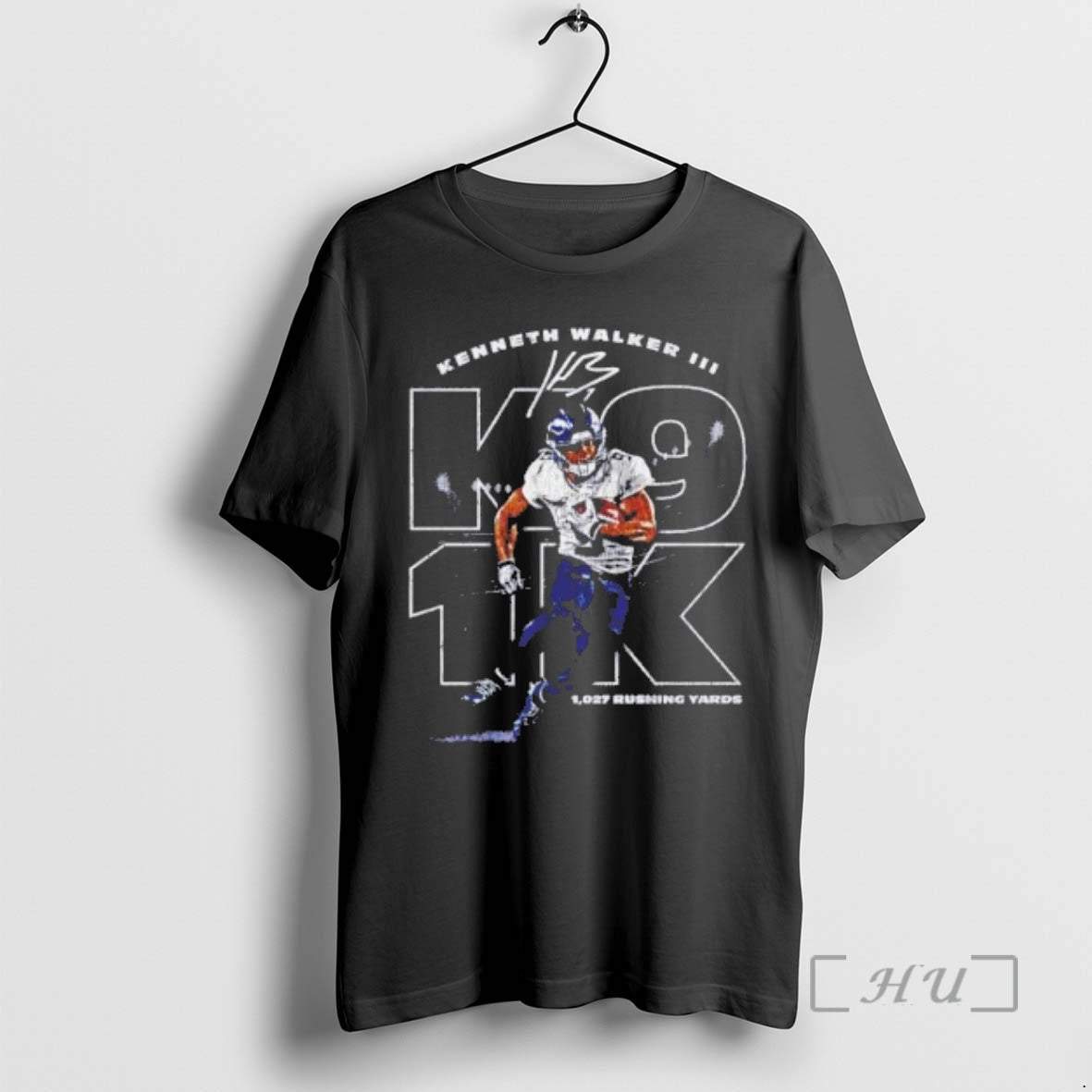 Officials Kenneth Walker Iii 1027 Rushing Yards Signature T-Shirts, Hoodie, Sweatshirt | AU18TeeNovaLab.com
