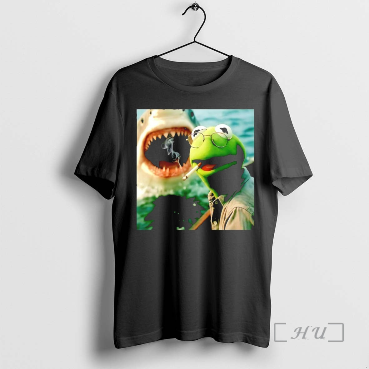 Kermit The Frog Smoking Jaws Muppet Meme