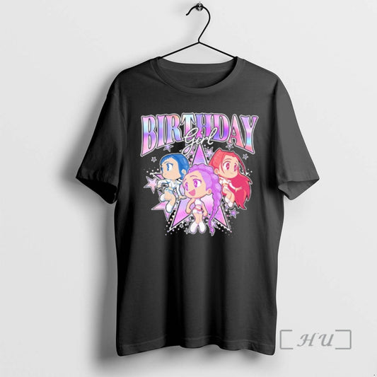 Officials Kpop Demon Hunters Birthday Girl Adorable Chibi Group Shot T-Shirts, Hoodie, Sweatshirt | AU18TeeNovaLab.com