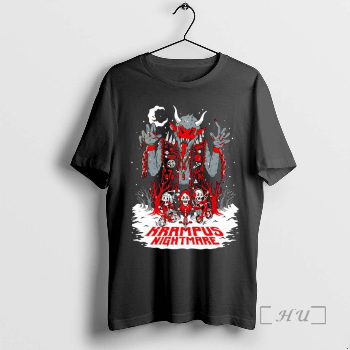 Officials Krampus Nightmare Skeletons Graphic T-Shirts, Hoodie, Sweatshirt | AU18TeeNovaLab.com