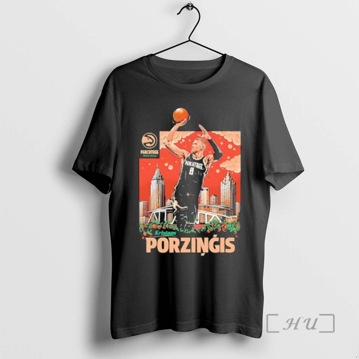 Officials Kristaps Porzingis Peachtree Skyline Player T-Shirts, Hoodie, Sweatshirt | AU18TeeNovaLab.com