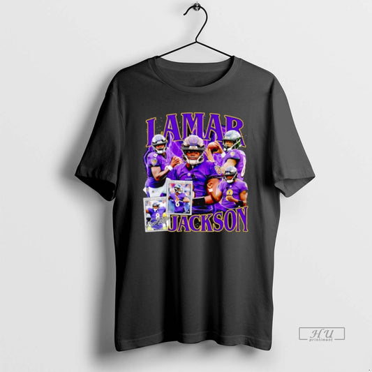 Officials Lamar Jackson Baltimore Ravens Signature Logo