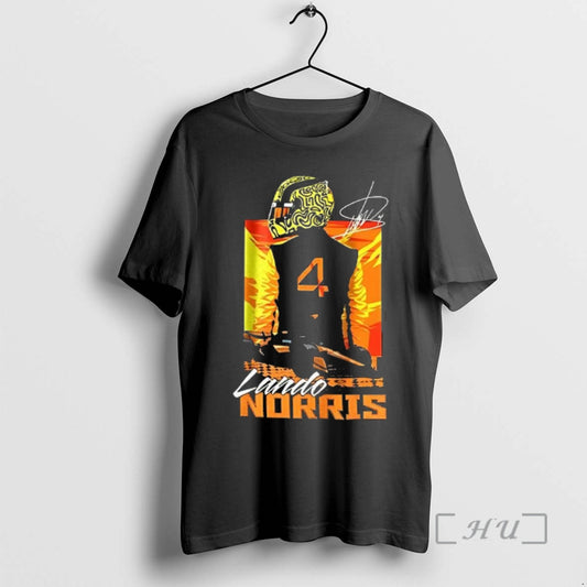 Officials Lando Mclaren F1 Number 4 Behind Signature 2025 T-Shirts, Hoodie, Sweatshirt | AU18TeeNovaLab.com