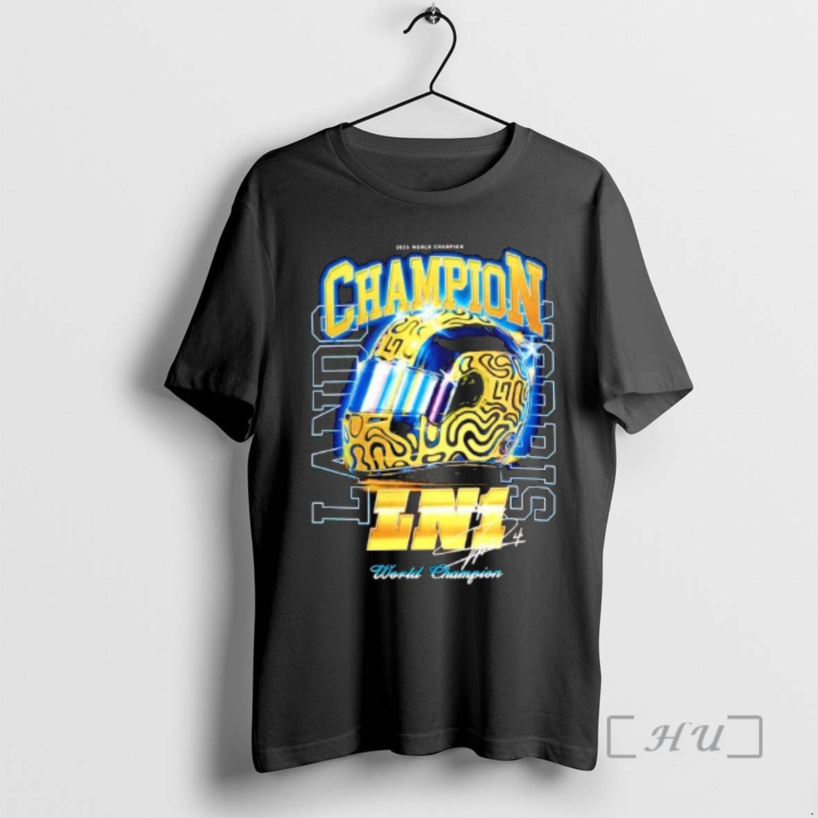 Officials Lando Norris 2025 World Champion Graphic Helmet T-Shirts, Hoodie, Sweatshirt | AU18TeeNovaLab.com