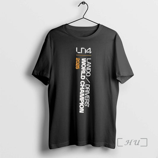 Officials Lando Norris 2025 Drivers World Champion T-Shirts, Hoodie, Sweatshirt | AU18TeeNovaLab.com