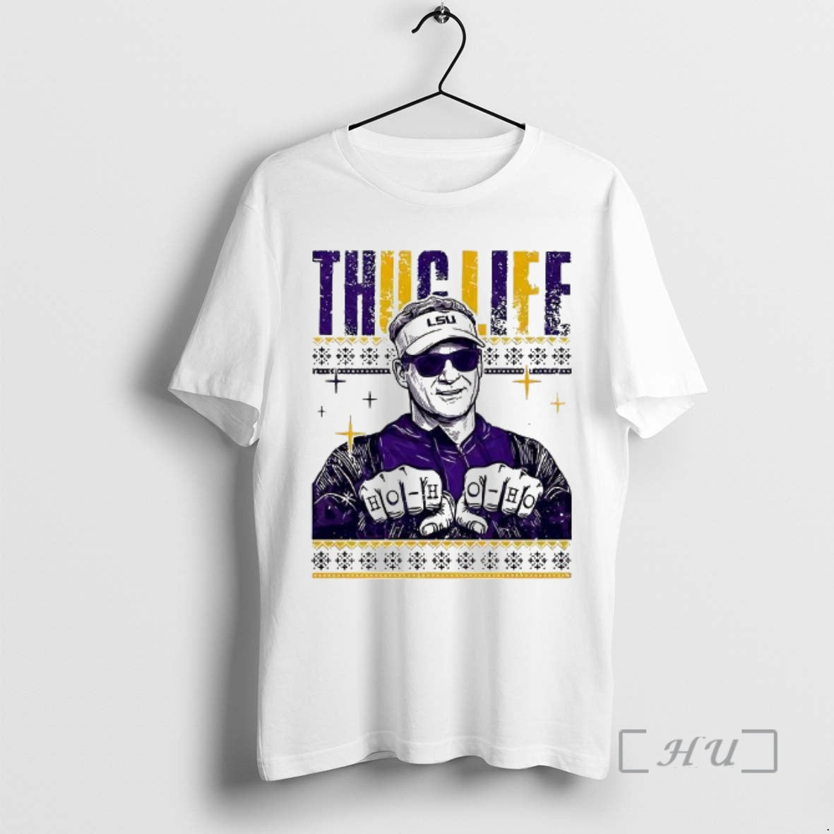 Officials Lane Kiffin Thug Life Ho Ho Ho Christmas T-Shirts, Hoodie, Sweatshirt | AU18TeeNovaLab.com