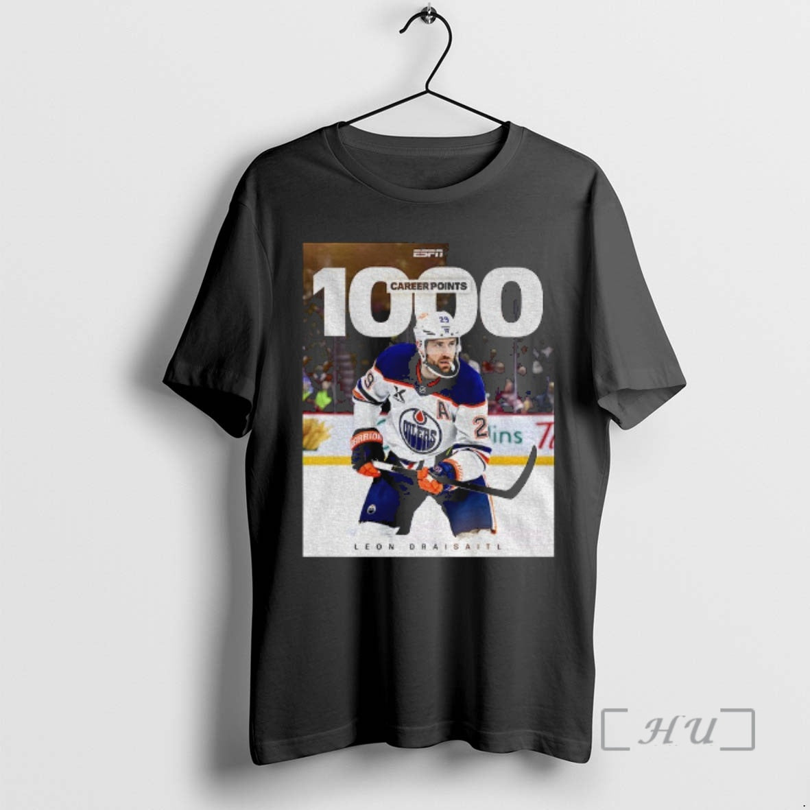 Officials Leon Draisaitl Hits The 1 000 Point Milestone T-Shirts, Hoodie, Sweatshirt | AU18TeeNovaLab.com