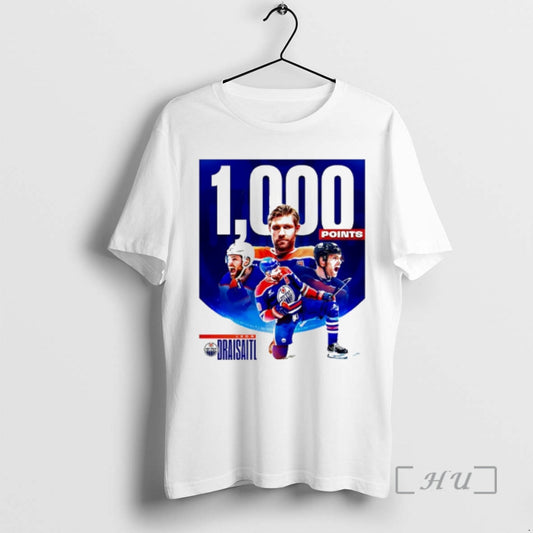 Officials Leon Draisaitl The Legend Of Drai 1000 Points T-Shirts, Hoodie, Sweatshirt | AU18TeeNovaLab.com