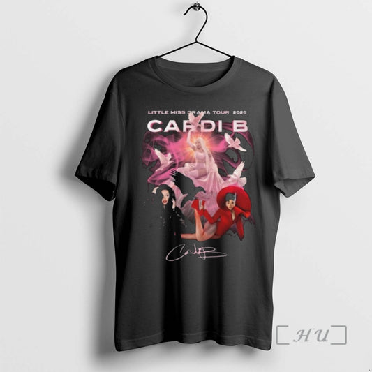 Officials Little Miss Drama Tour 2026 Cardi B Signature T-Shirts, Hoodie, Sweatshirt | AU18TeeNovaLab.com