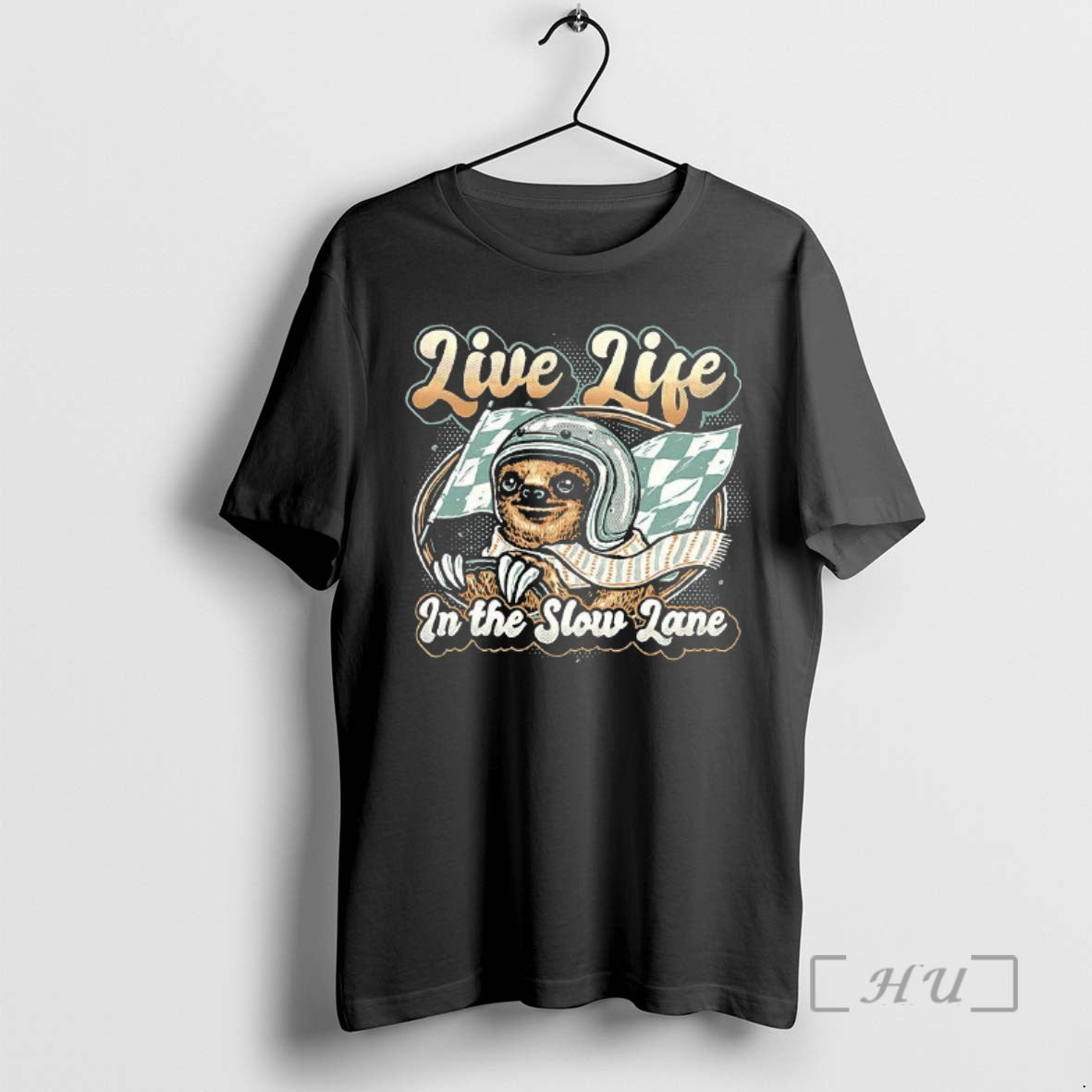 Live Life In The Slow Lane Sloth Racer Woman