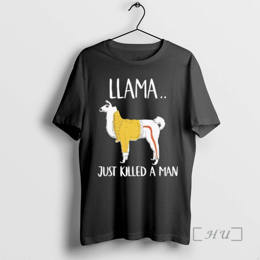 Officials Llama Just Killed A Man Funny T-Shirts, Hoodie, Sweatshirt | AU18TeeNovaLab.com