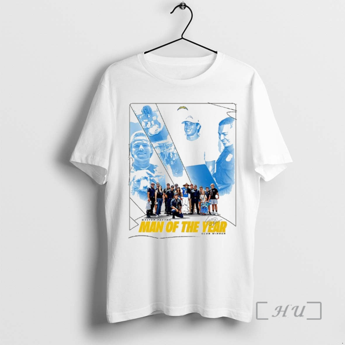 Officials Los Angeles Chargers Man Of The Year Signature T-Shirts, Hoodie, Sweatshirt | AU18TeeNovaLab.com