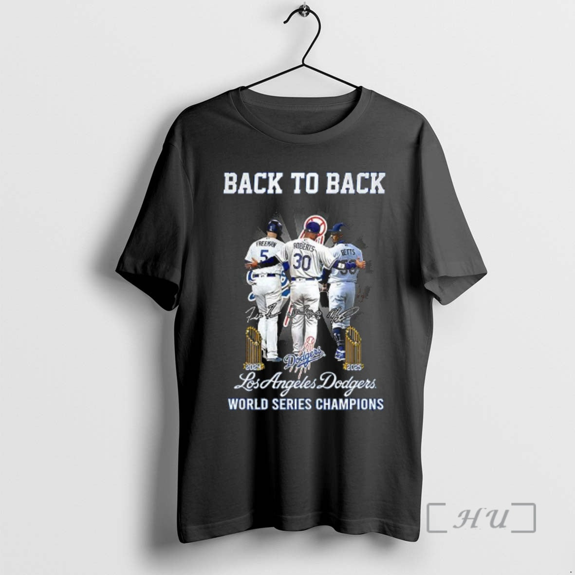 Officials Los Angeles Dodgers Back To Back World Series Champions Signature Premium T Shirts Sweater Hoodie, Sweatshirt