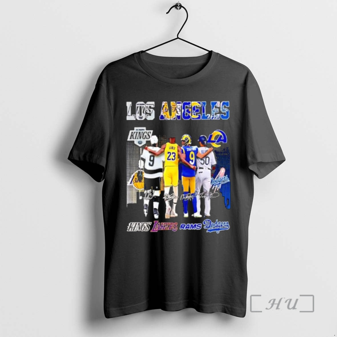 Officials Los Angeles Professional Sports Teams And Players Kings Lakers Rams And Dodgers Premium T-Shirts, Hoodie,...