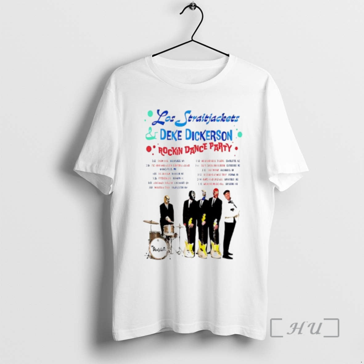 Officials Los Straitjackets Rockin Dance Party 2026 Shows T-Shirts, Hoodie, Sweatshirt | AU18TeeNovaLab.com