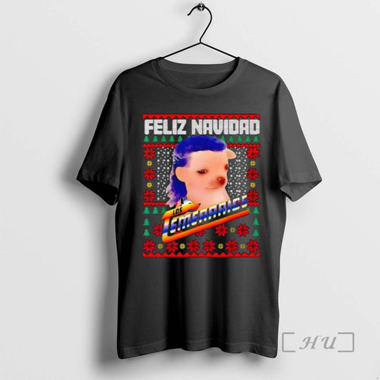 Officials Los Temerarios Dog Merry Christmas Feliz Navidad T-Shirts, Hoodie, Sweatshirt | AU18TeeNovaLab.com